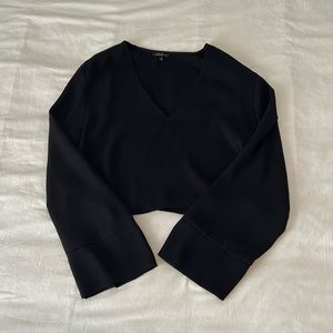 Dynamite flare sleeved crop top